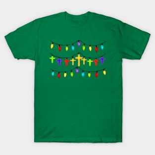 CHRISTMAS CHRISTIAN LIGHTS T-Shirt
